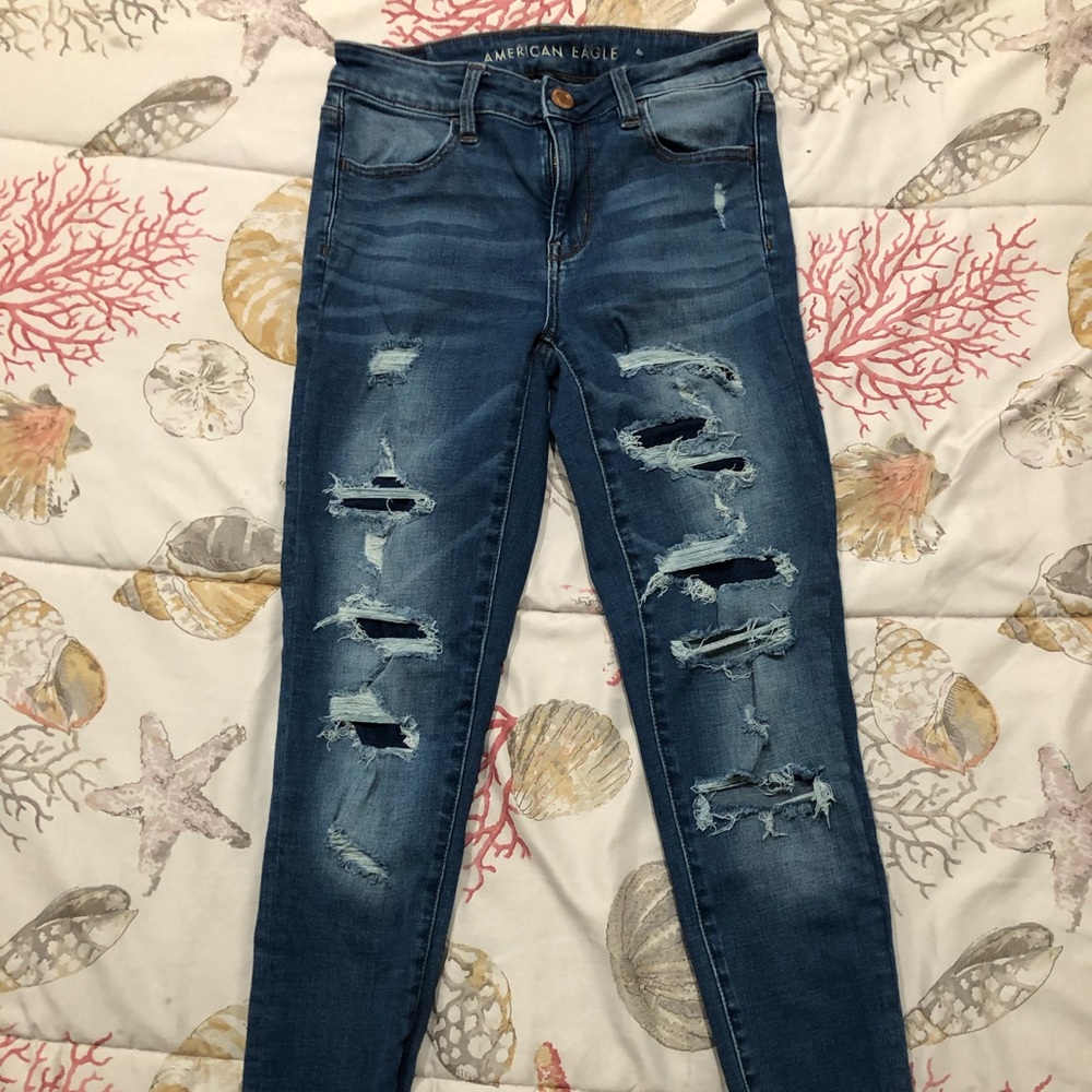 Ripped jeans from American eagle outfitters